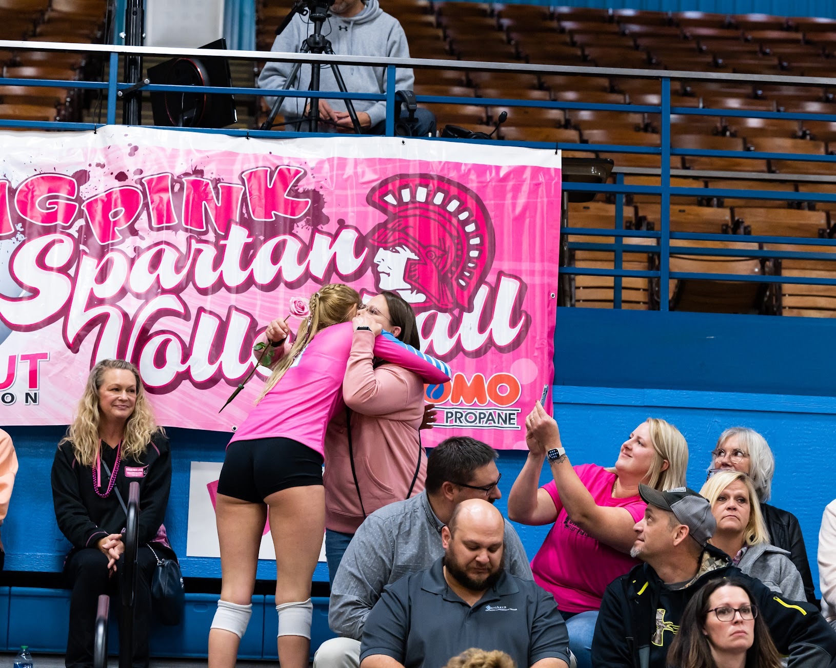 Dig Pink Spartan Volleyball